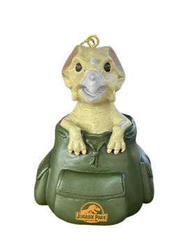Universal Studios Jurassic World Rebirth Aquilops Backpack Ornament New With Tag
