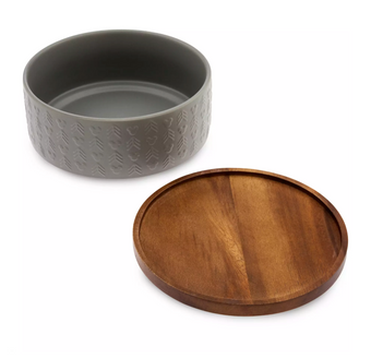 Disney Parks Mickey Icons and Chevron Pet Bowl New