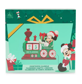 Disney Parks Mickey Mouse Holiday Countdown Calendar Christmas New With Box