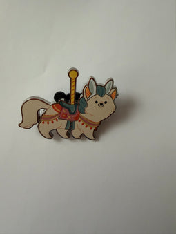 Disney Parks 2026 Cat Carousel Hocus Cats and Dogs Halloween Costume Mystery Pin