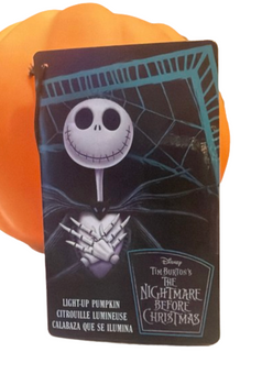 Disney Parks Jack-o'-Lantern Light Up Pumpkin Nightmare Before Christmas New