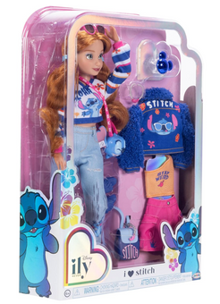 Disney ily 4EVER Inspired Stitch Red Hair Fashion Doll Accessories Two Outfits