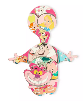 Disney Parks Alice in Wonderland 75th Mystery Pin Blind Pack 2-Pc Limited New