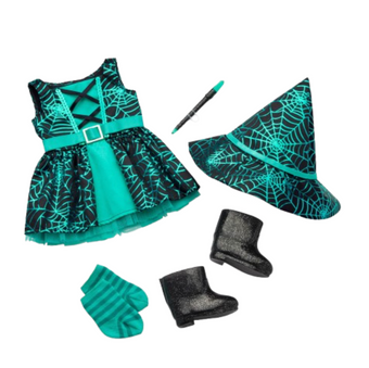 American Girl Halloween Witchy Webs Costume for 18-inch Doll New with Box