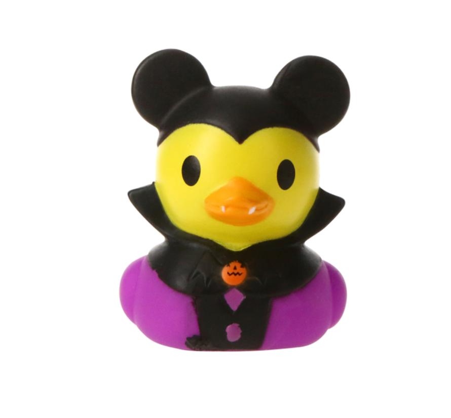 Disney Halloween Duckz Rubber Vampire Ducky Bath Toy New with Tag
