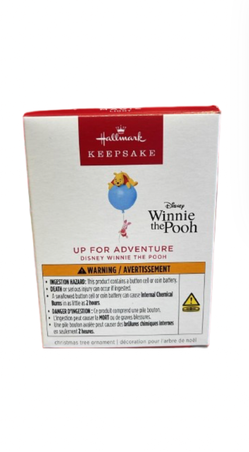 Hallmark Keepsake 2025 Winnie the Pooh Up for Adventure Ornament With Light New