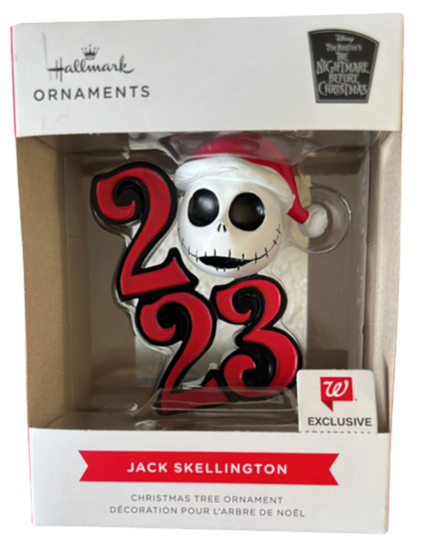 Hallmark Nightmare Before Christmas Jack Skellington 2023 Ornament New I Love Characters