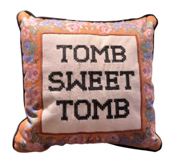 Disney Parks Haunted Mansion Tomb Sweet Tomb Throw Pillow New With Tag