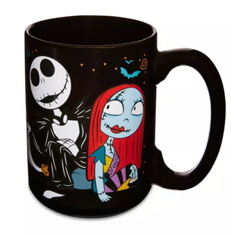 Zak Disney Nightmare Before Christmas Jack & Sally Color Changing Mug New W Tag