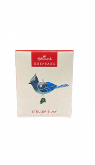 Hallmark 2024 Keepsake Mini Steller's Jay Christmas Ornament New with Box
