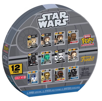 Funko Bitty POP! Star Wars Collector's Pack Vinyl Figures 12pk Toy New with Box