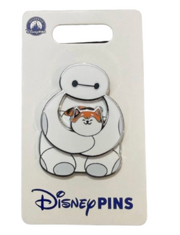 Disney Parks Big Hero 6 Baymax and Mochi Pin OE New With Card