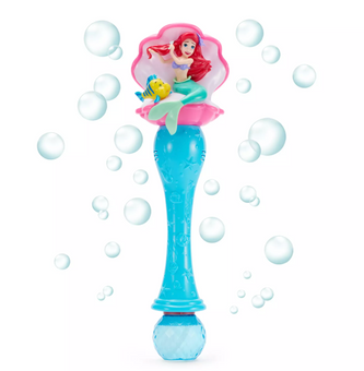 Disney Ariel and Flounder Light and Sound Bubble Wand The Little Mermaid New