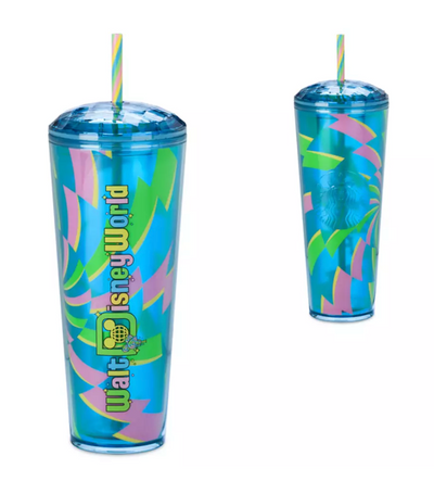 Disney Parks WDW Eats Lollipop Starbucks Tumbler with Straw New With Tag