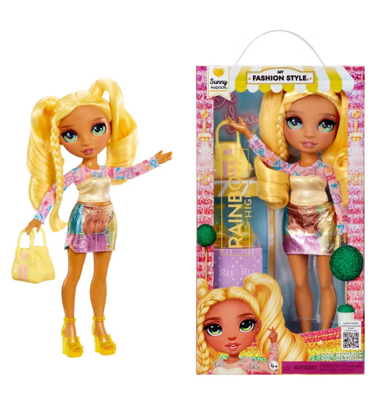 Rainbow High My Fashion Style Sunny Yellow 11" Fashion Doll Toy New With Box