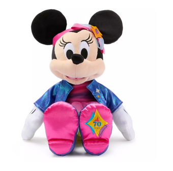 Disney Parks Disneyland 70th Anniversary Minnie 15inc Plush New with Tag