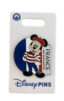 Disney Parks EPCOT World Showcase France Mickey Mouse Pin New with Tag