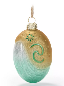 Disney Parks The Heart of Te Fiti Glass Christmas Ornament – Moana New With Tag
