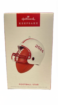 Hallmark 2024 Keepsake Football Star Christmas Ornament New with Box