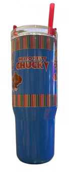Universal Studios Hello Kitty Chucky Tumbler with Lid New With Tag
