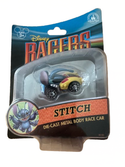 Disney Parks Racers Stitch Die Cast Metal Body Race Car New with Box