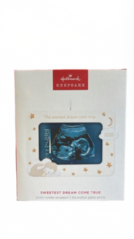 Hallmark 2025 Keepsake Sweetest Dream Come True Photo Frame Porcelain Ornament N