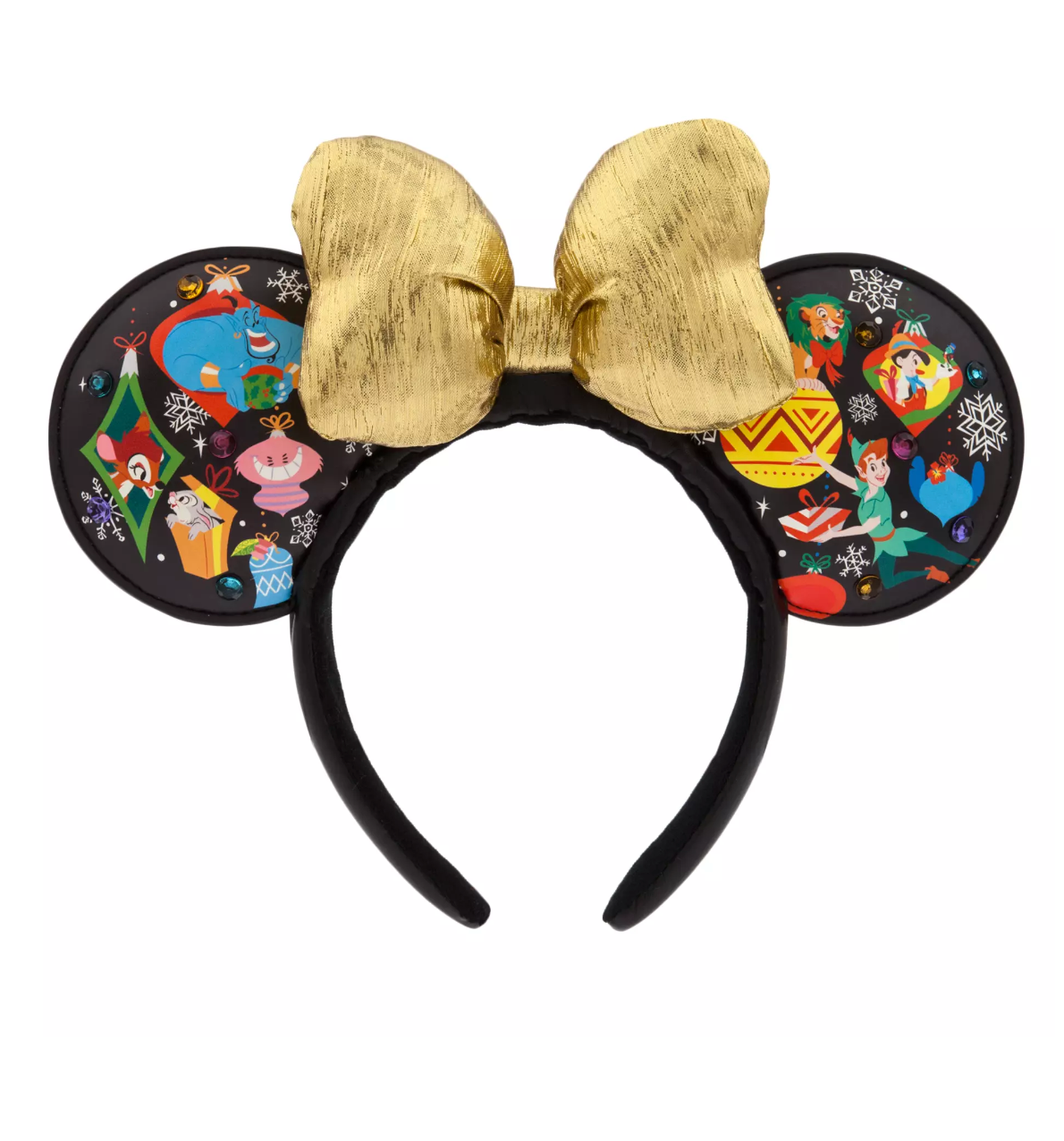 Disney Classics Christmas Light-Up Ornament Ear Headband for Adults New with Tag