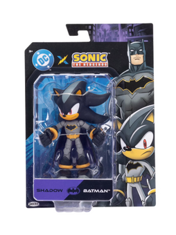 DC X Sonic the Hedgehog 5” Shadow as Batman Action Figure Toy New With Tag