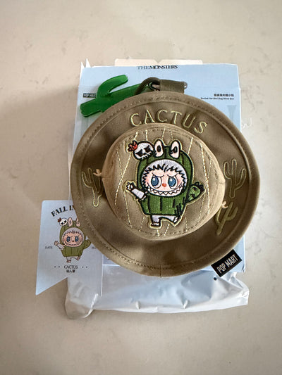 Pop Mart Labubu THE MONSTERS FALL IN WILD Cactus Bucket Hat Mini Bag USA New