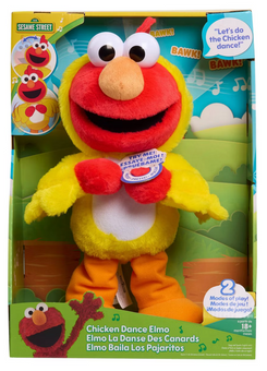 Sesame Street Chicken Dance Elmo Plush Toy New With Tag
