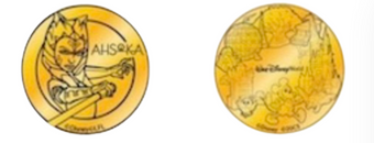 Disney All Star Movies Resort Star Wars Ahsoka Collectible Coin Medallion New