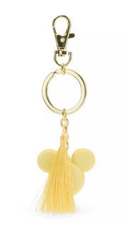 Disney Parks Mickey Mouse Icon Macaron Keychain – Yellow New With Tag