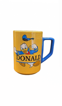Disney Parks Walt Disney World Donald Yellow Ceramic Coffee Mug New