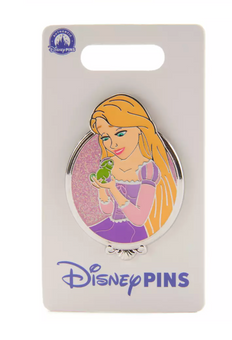Disney Parks Rapunzel and Pascal Pin TangledNew With Card