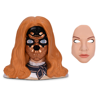 M3GAN 2.0 Head Bust with Detachable Face Limited Edition Popcorn Bucket New