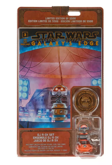 Disney Parks DJ R-3X Action Figure Comic Book Coin Set Star Wars Galaxy Edge New