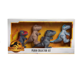 Jurassic World Dominion Plush Collector Set New with Box
