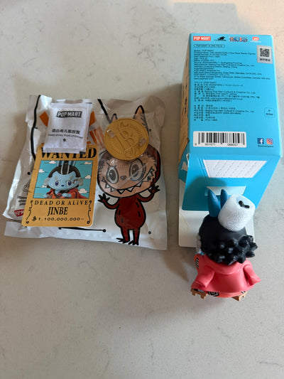 Pop Mart Labubu The Monsters x One Piece Jinbe Figure USA SELLER New with Box
