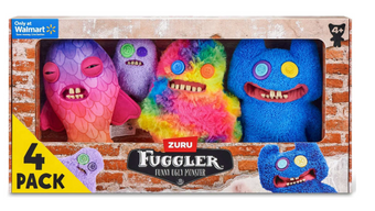 Fuggler Chaos Crew Stinkface Cod Father & Sir Splodge-a-Lot 9in Plush Figure Set