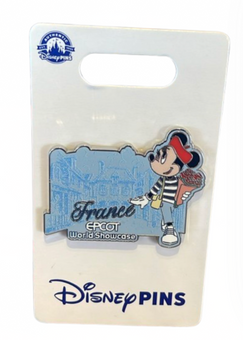Disney Parks Epcot World Showcase France Minnie Mouse Pin New With Card