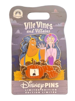 Disney Parks Yzma and Kronk Vile Vines and Villains Limited Pin New With Card