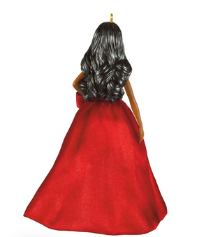 Hallmark 2026 Black Holiday Barbie Christmas Ornament New With Box