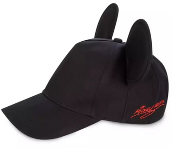 Disney Parks Baseball Cap Hat - Mickey Mouse Ear Hat - Black New With Tag