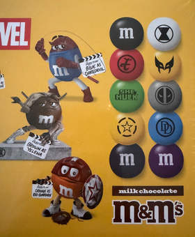 M&M's World Chocolate Candies 16oz Marvel Limited Edition New with Box