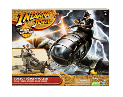 Disney Indiana Jones Worlds of Adventure Figure Doctor Jürgen Voller Plane New