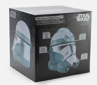 Disney Parks Star Wars 104th Battalion Clone Trooper Voice Changing Helmet New