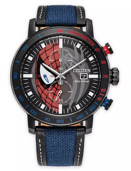 Disney Parks Spider-Man Watch and Coin Set for Adults by Citizen New With Tag