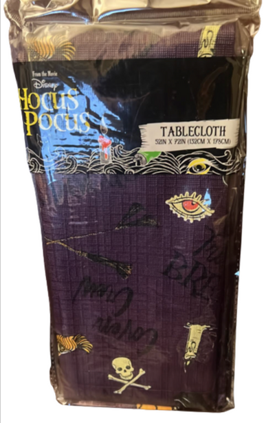Disney HOCUS POCUS Table Cover Birthday Party Supplies Halloween New With Tag