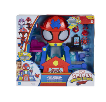 Disney Marvel Spidey Amazing Friends Rescue-Webs WebQuarters Playset Toy New Tag