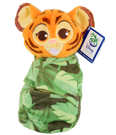 Disney Conservation Fund Babies Tiger Plush Doll in Pouch Blanket Plush New